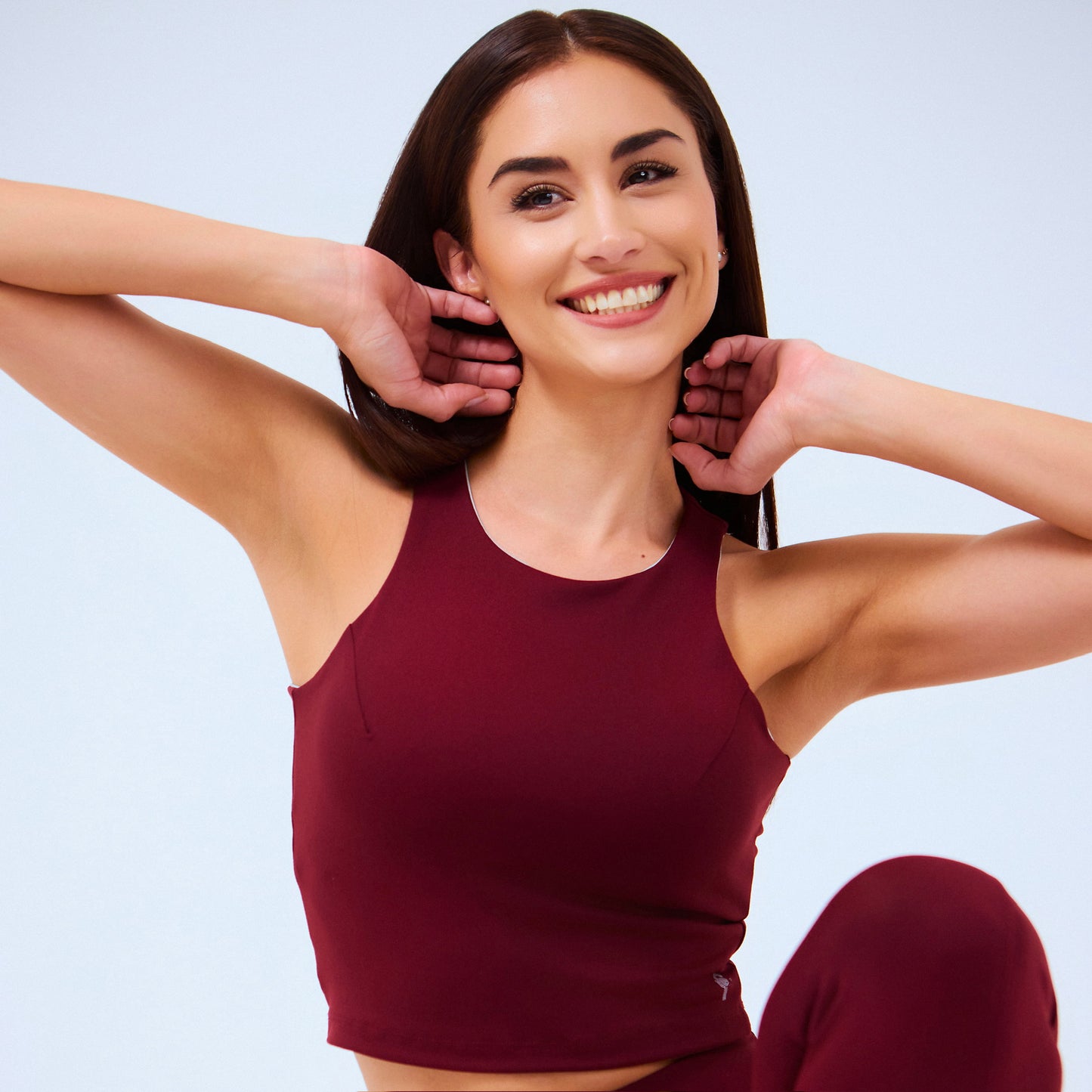 Crop top de entrenamiento, pádel, tenis y gimnasio para dama.