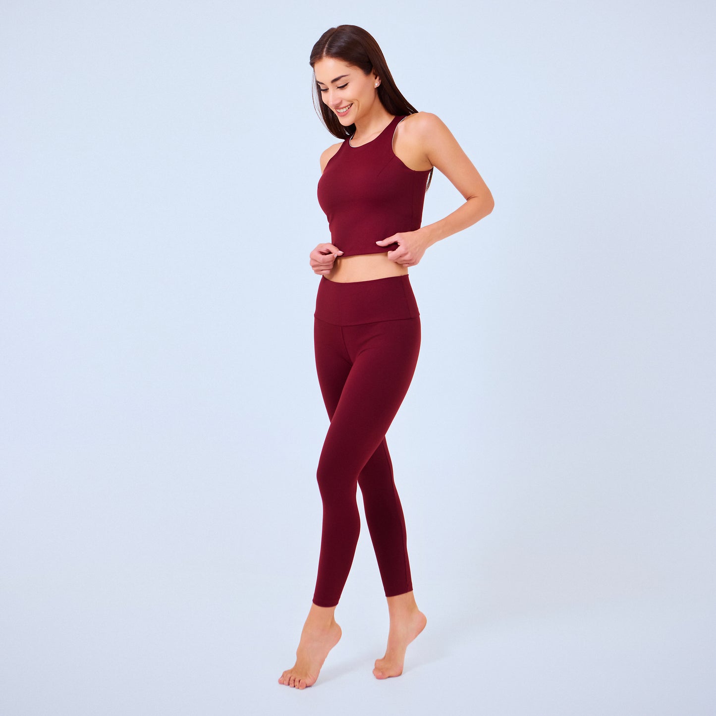 Crop top de entrenamiento, pádel, tenis y gimnasio para dama.