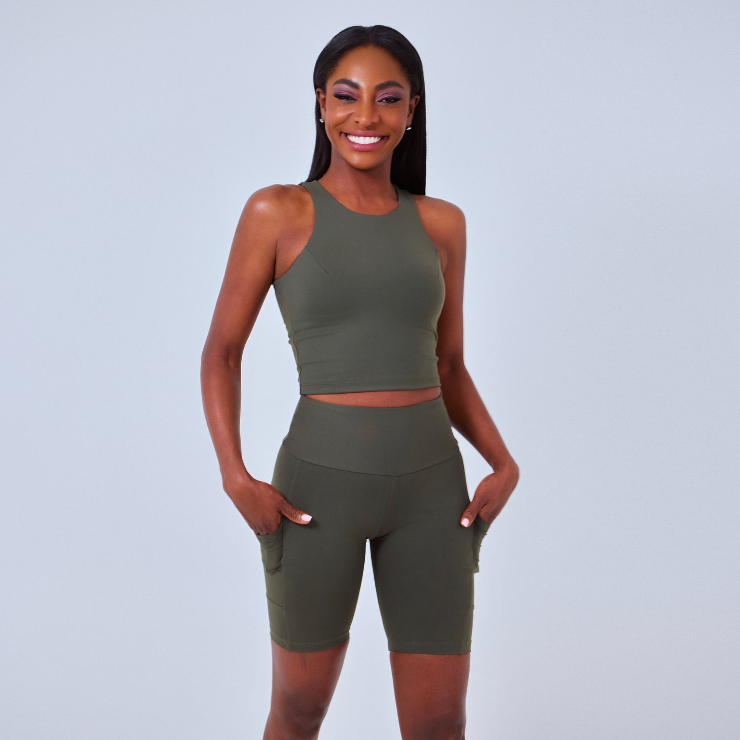 Crop top de entrenamiento, pádel, tenis y gimnasio para dama.
