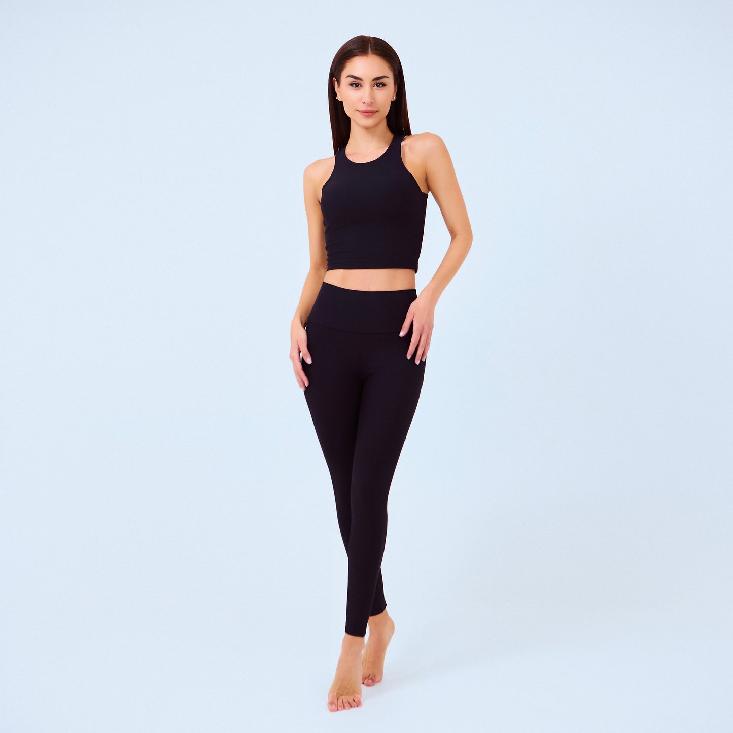 Legging con bolsillos de cintura alta para gym, yoga, pilates.