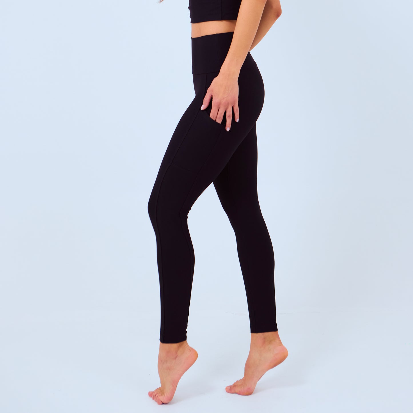 Legging con bolsillos de cintura alta para gym, yoga, pilates.