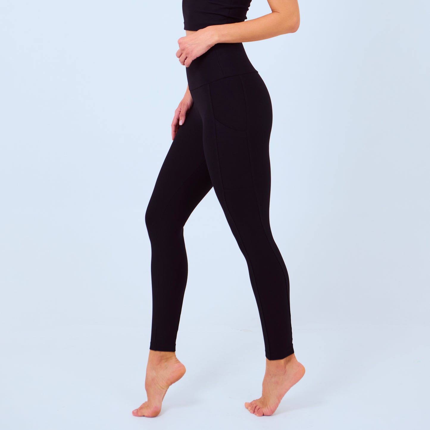 Legging con bolsillos de cintura alta para gym, yoga, pilates.