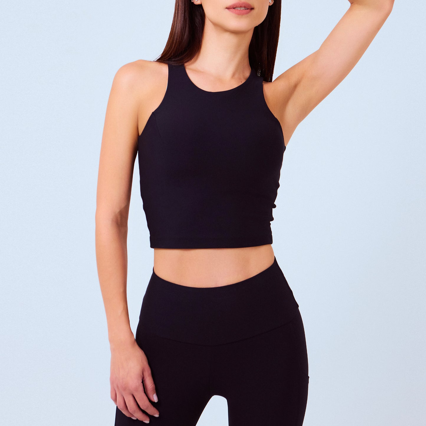 Crop top de entrenamiento, pádel, tenis y gimnasio para dama.